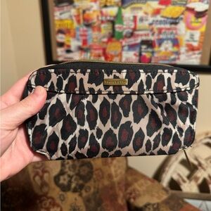 Leopard Print Cosmetic Bag